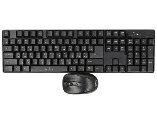 Клавиатура + мышь Oklick 210M kb:black mou:black USB cordless