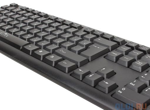 Клавиатура + мышь Oklick 600M kb:black mou:black USB