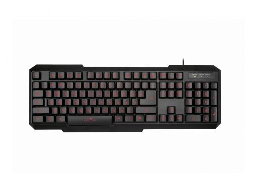 Клавиатура Oklick 740G black USB LED