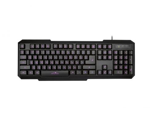Клавиатура Oklick 740G black USB LED