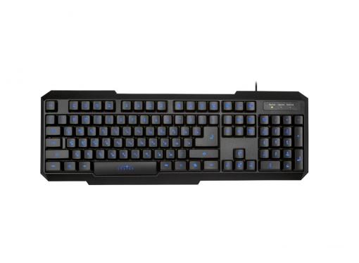 Клавиатура Oklick 740G black USB LED
