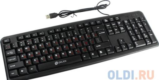 Клавиатура Oklick 90M черный USB