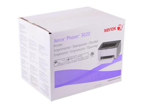 Принтер Xerox Phaser 3020 (A4, лазерный, 20 стр/мин, до 15K стр/мес, 128MB, GDI)